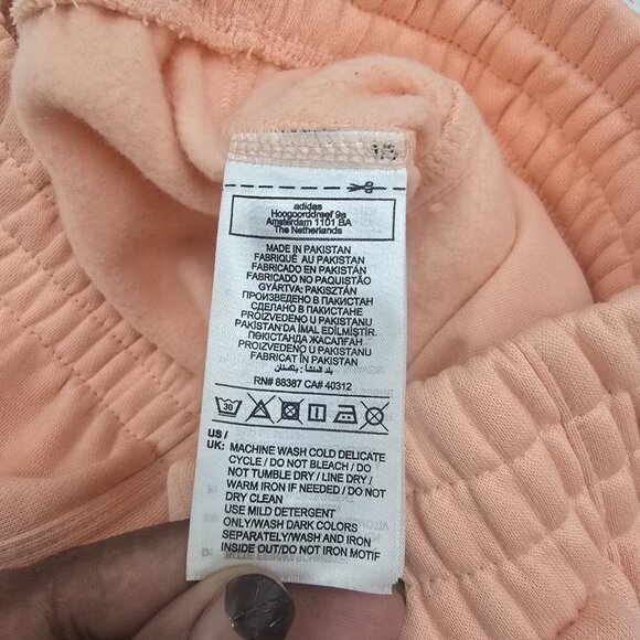 Adidas Men's Peach Colored Super Soft Sweatpants W Tapered Leg Size XL - Picture 5 of 10